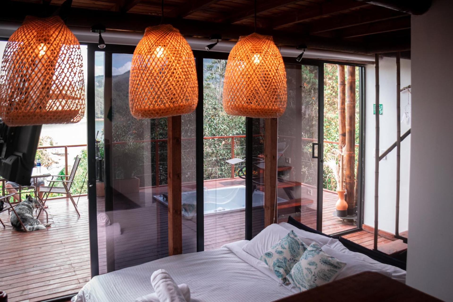 Ibuku Hotel Guatape - Chalets エクステリア 写真
